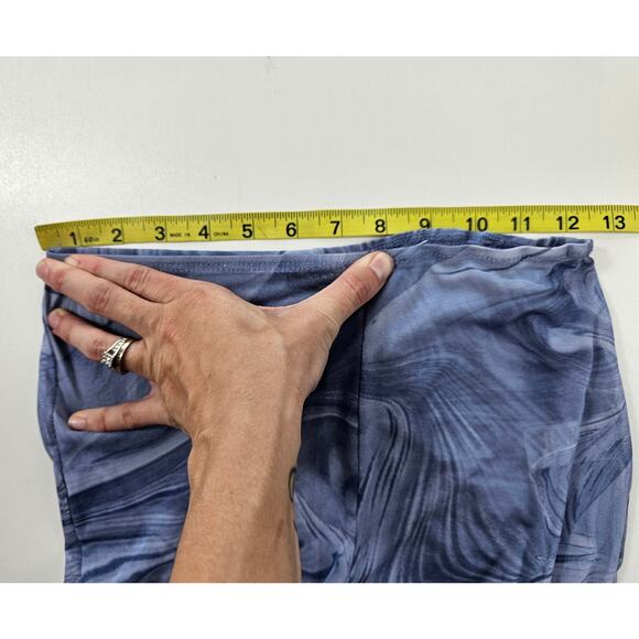 Naked wardrobe sheer see through geometric swirl elastic waist pants size medium - Picture 6 of 8